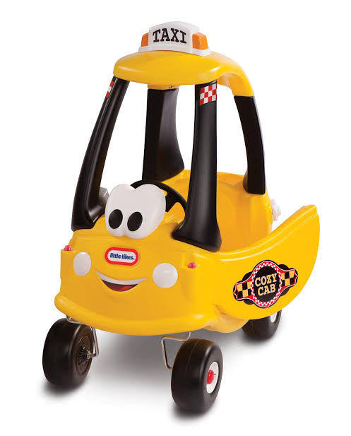 LITTLE TIKES COZY COUPE CAB TAXI