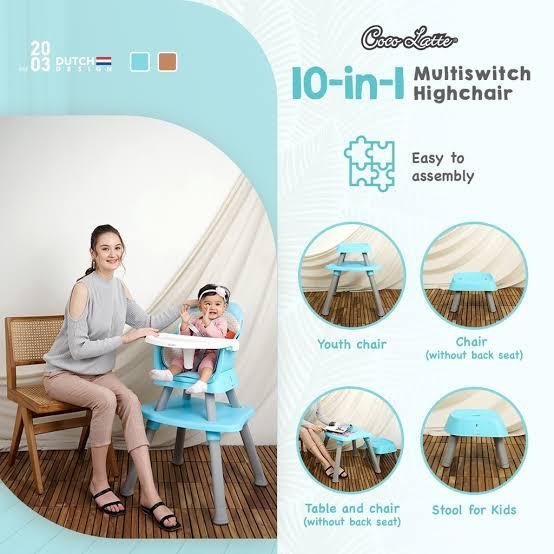 cocolatte multiswitch high chair