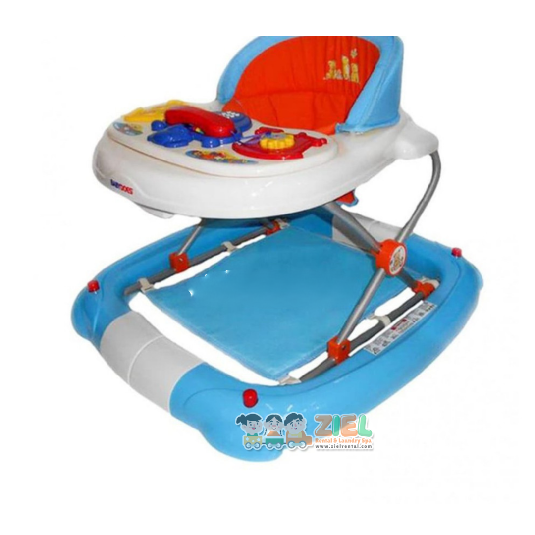 BABYDOES - BABYWALKER 2IN1 RED BLUE di Sewa Mainan Anak dan