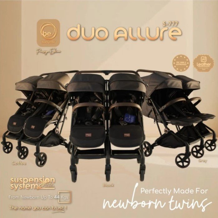 BABYELLE DUO ALLURE STROLLER TWINS