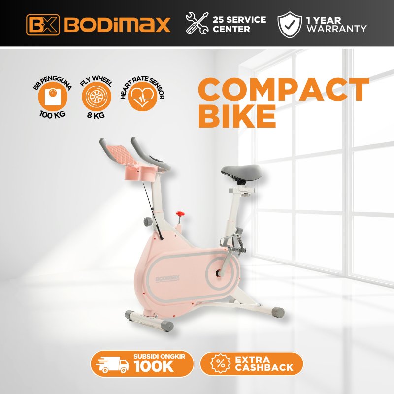 BODIMAX - SEPEDA STATIS PINK